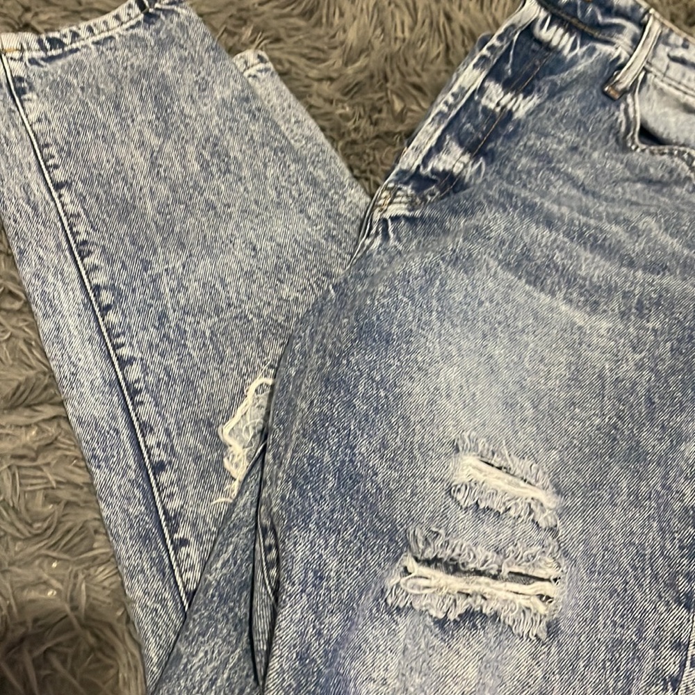 cute baggy mom jeans ripped